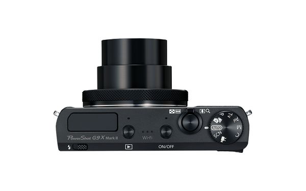 PowerShot G9 X Mark II Black Top Lens Out